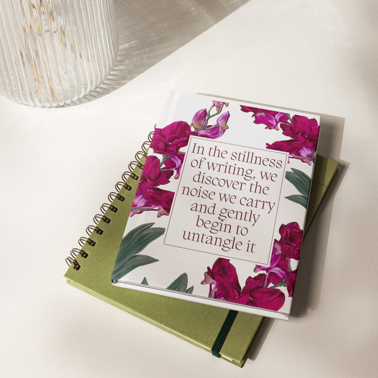 In the Stillness of Writing We Discover the Noise We Carry and Gently Begin to Untangle It